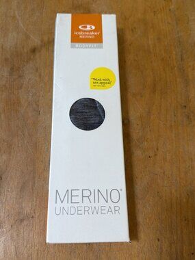 NEW icebreaker Bodyfit Merino Women M Siren Hipkini Panty Gray 150 All Season